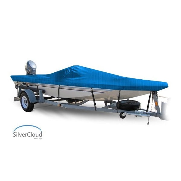 Eevelle Boat Cover JON BOAT Open, Outboard Fits 22ft 6in L up to 96in W Royal SCOJB2296B-RYL - main